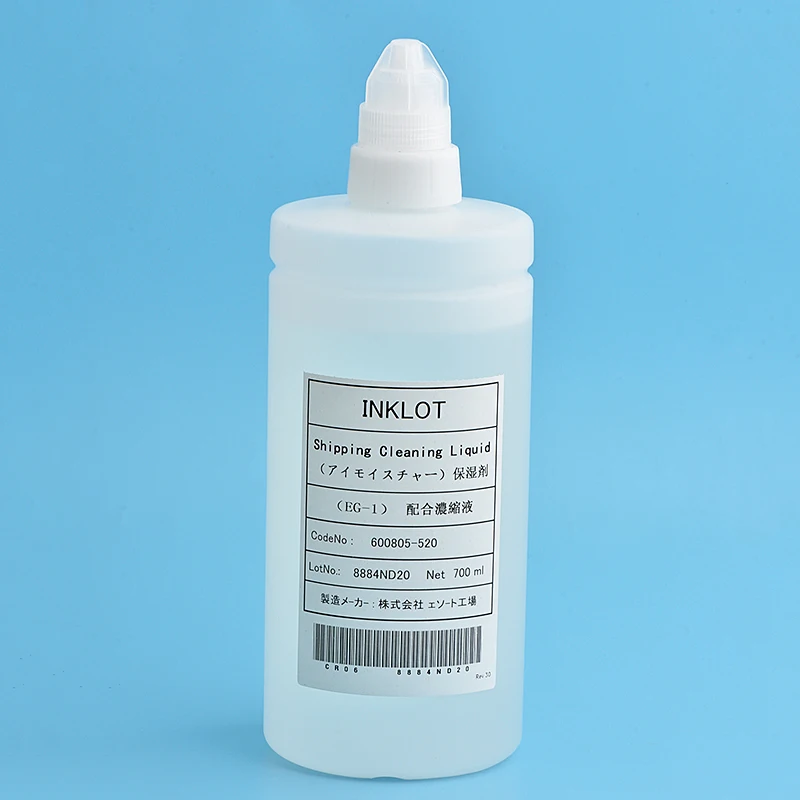 700ML Wide Format Printer Printhead Cleaning Solution For EPSON XP600 DX7 5113 Print Head Cleaning Liquid Maintenance Solution