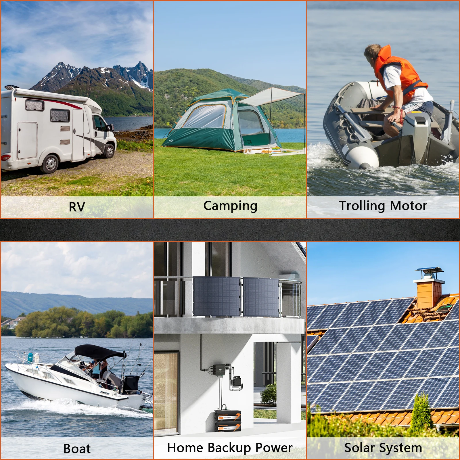 MHPOWOS LiFePO4 12V 100Ah Battery With BMS 15000 Cycles For RV/ Vans/ Camping/ Fishing/ Off Grid /Boat / Solar System