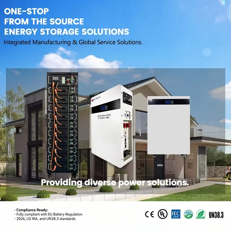 Wall Mounted LiFePO4 Battery 51.2V 48V 200Ah 300Ah Home Energy Storage Solar Power System 5KWh 10KWh