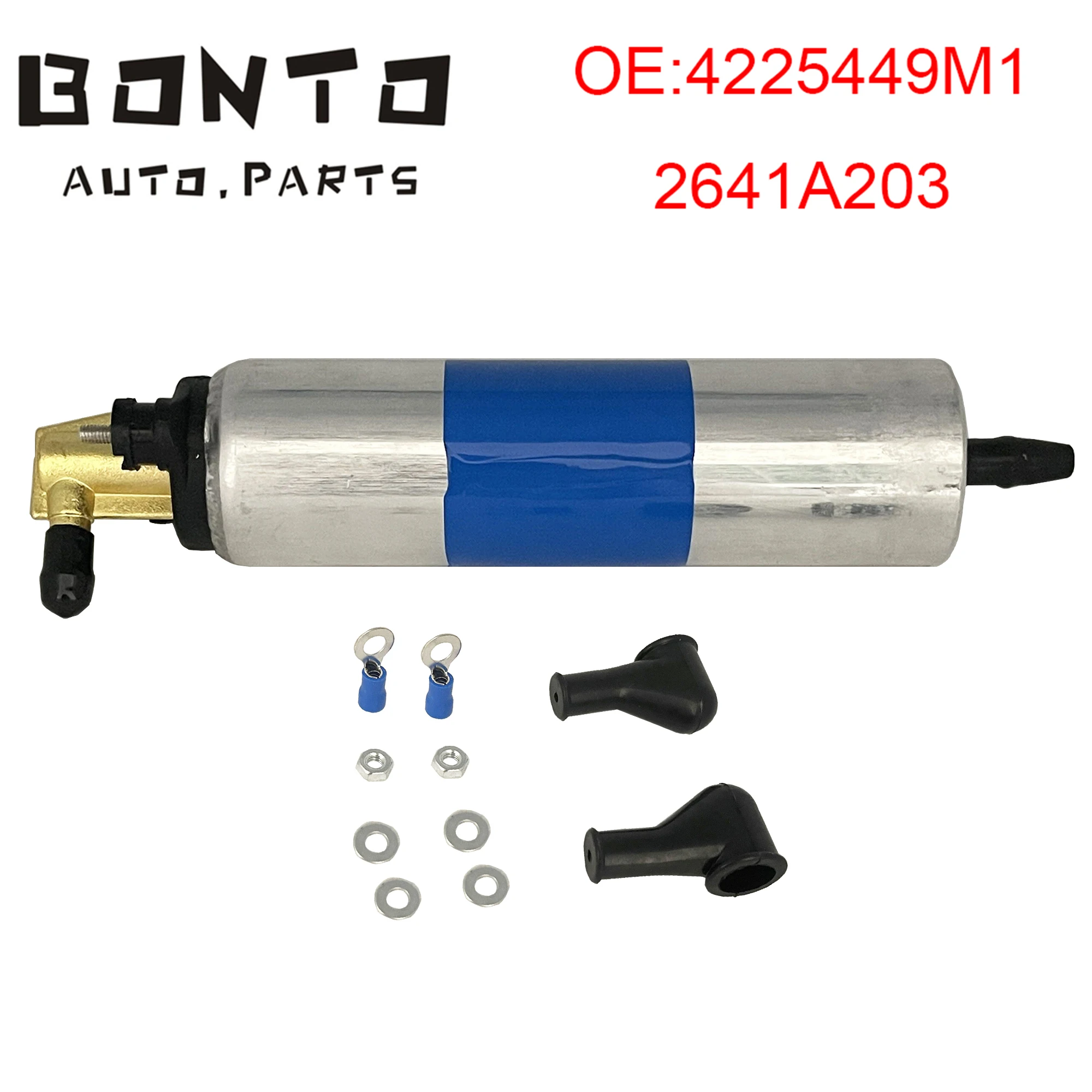 BONTO 8mm Inlet Outlet Lift Fuel Pump For MERCEDES BENZ Perkins 1100 Series Massey Ferguson MF OEM:2641A203 4225449M1 4210980M91