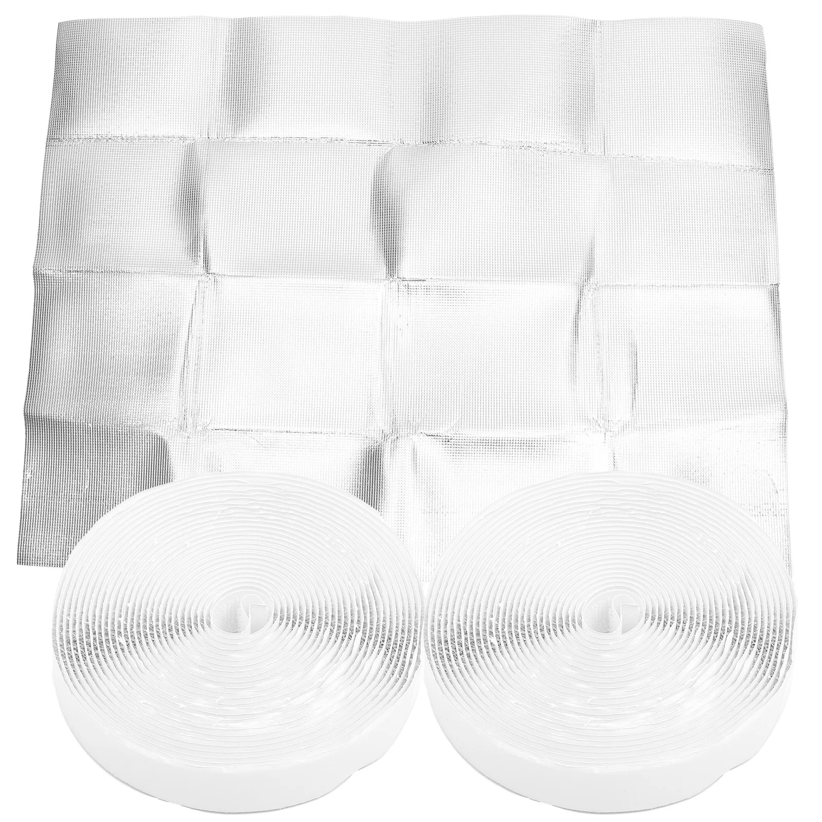 

Aluminum Ventilation Insulation Cover 129x95cm Attic Fan Shutter Seal Reusable Loft AC Vent Covers Air duct part