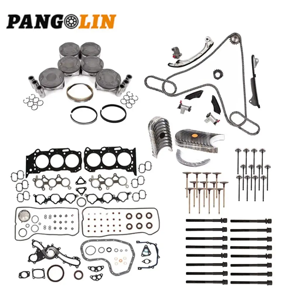 

3.5L 2GRFE 1set Engine Rebuild Overhaul Gasket Seals Piston & Rings Kit For 05-15 Toyota Avalon Camry RAV4 Lexus Car Accessories