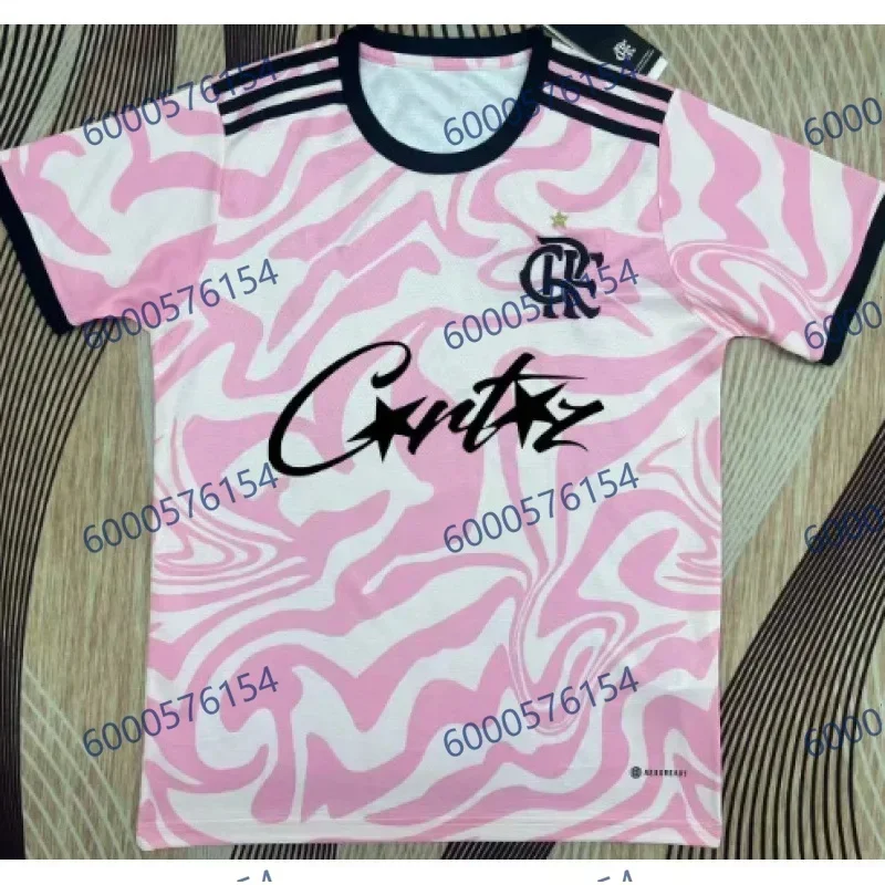 Purchase 2025 Custom Fashion Printed Short-sleeved Football Shirts from Germany, Italy, Brazil, France and Portugal Sportswear image 5