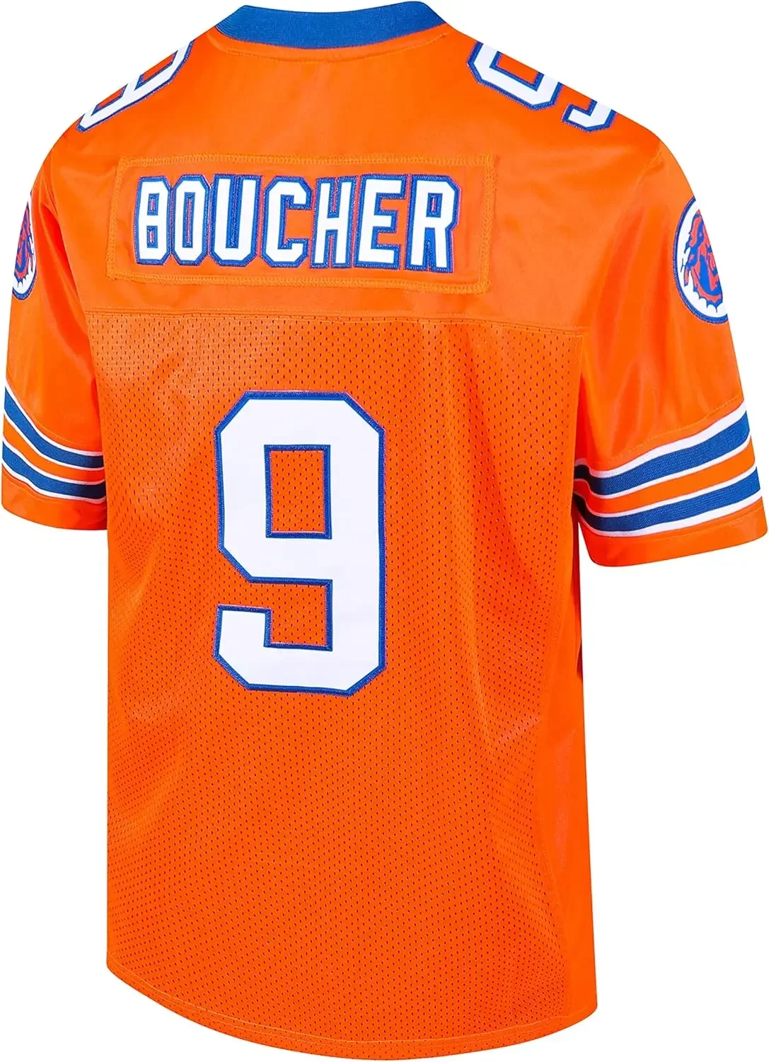 بوبي باوتشر # 9 قميص كرة القدم The Waterboy Adam Sandler Movie Mud Dogs Bourbon Bowl