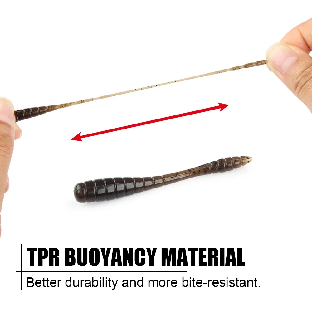 Spinpoler TPR Ajing Soft Lures Artificial Bait Rock Sea Fishing Ocean Rockfish Swimbait Worm Wobbler Floating High Quality Pesca