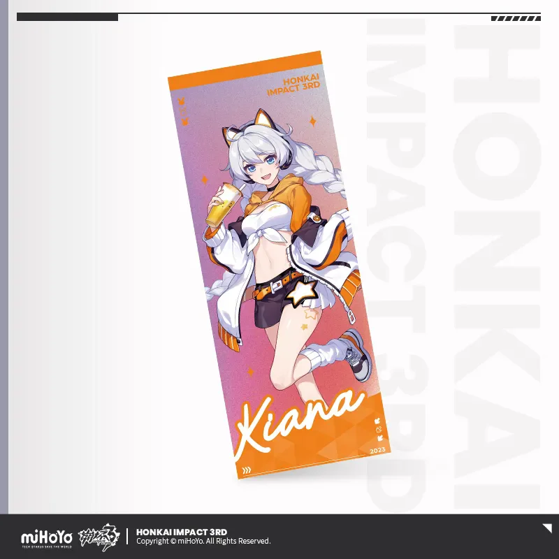 Elysia Laser Tickets Honkai Impact 3rd Official Merch miHoYo Original Authentic MHXY Theme Series Laser Tickets Birthday Gift