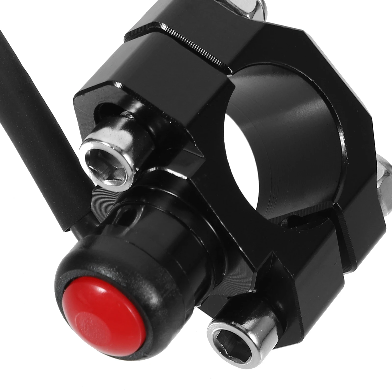 

Universal Motorcycle Modification Switch Aluminum Alloy Dirt Bike Ignition Coil Handlebar Push Button Spark Plug Wire