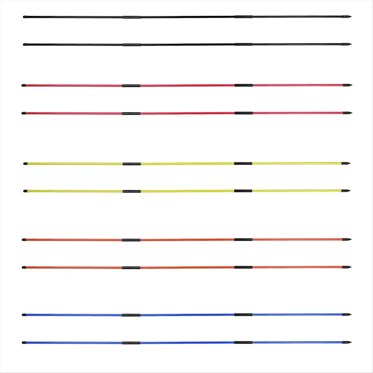 A72P Golf Alignment Sticks Golf Practice Rods Putter Yellow Trainer Tools Golf Swing Training Tool