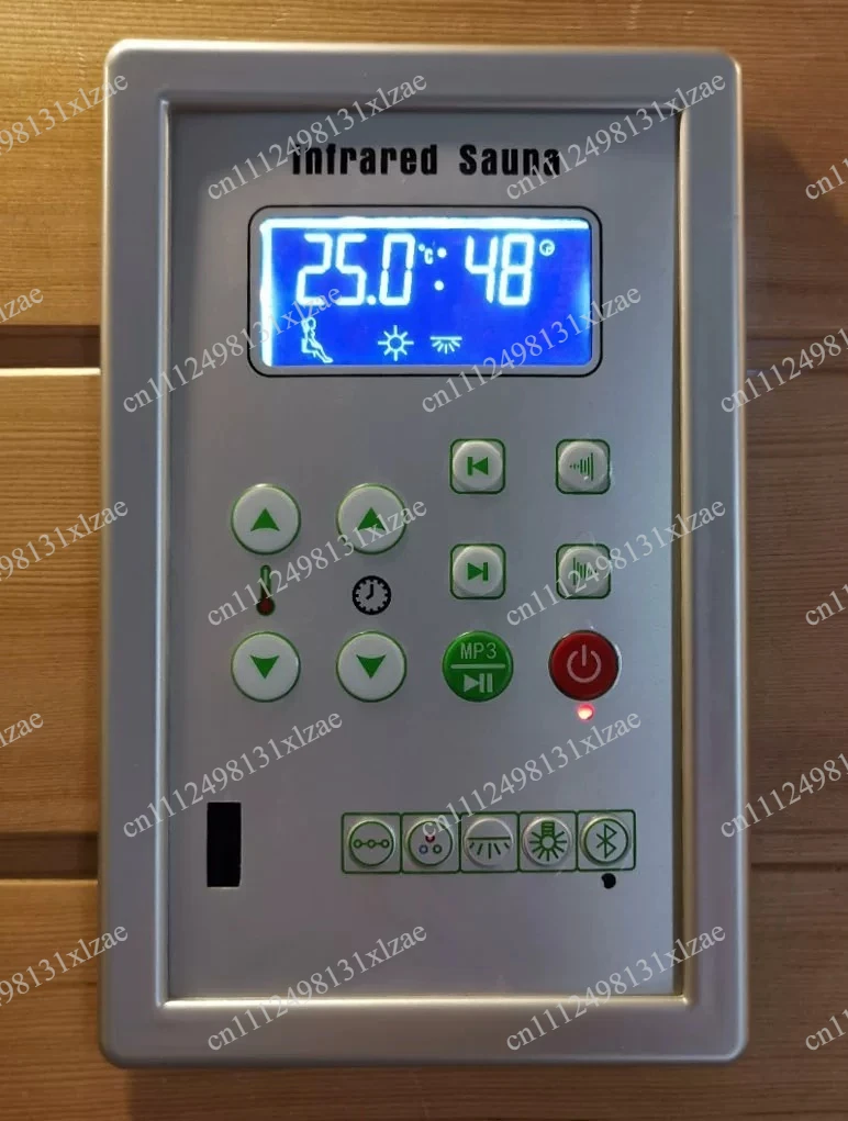 LCD Sauna Room Thermostat Sweat Room Wellness Energy Chamber Controller High-Power 100~240V Plug-in Type