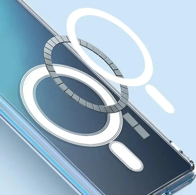 Modische Transparente Magnetische Hülle für Magsafe Kabelloses Laden für Samsung Galaxy S25 S24 S23 S22 S21 S20 Plus FE Ultra Sturzsichere Hüllen – Detail 7