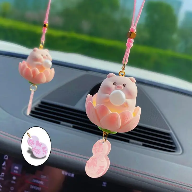 

Очаровательные автомобильные зеркала заднего вида, милые Мультяшные автомобильные очаровательные украшения салона автомобиля, зеркала заднего вида, аксессуары, украшения автомобиля