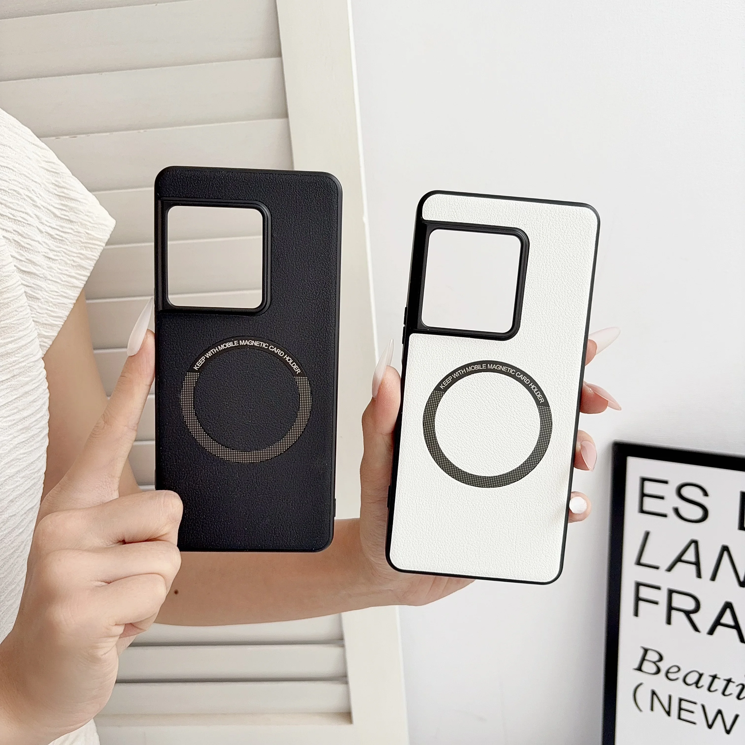 Funda de lujo para Sony Xperia 1 VIII, Funda de cuero agradable a la piel con anillo magnético, Funda anticaída para Sony Xperia 1VIII, Funda a prueba de golpes