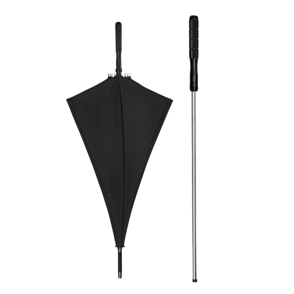 Self-Defense Long Handle Aluminum Stick Umbrella for Hiking Walking Business Leisure Use Windproof Suitable for All Weather
