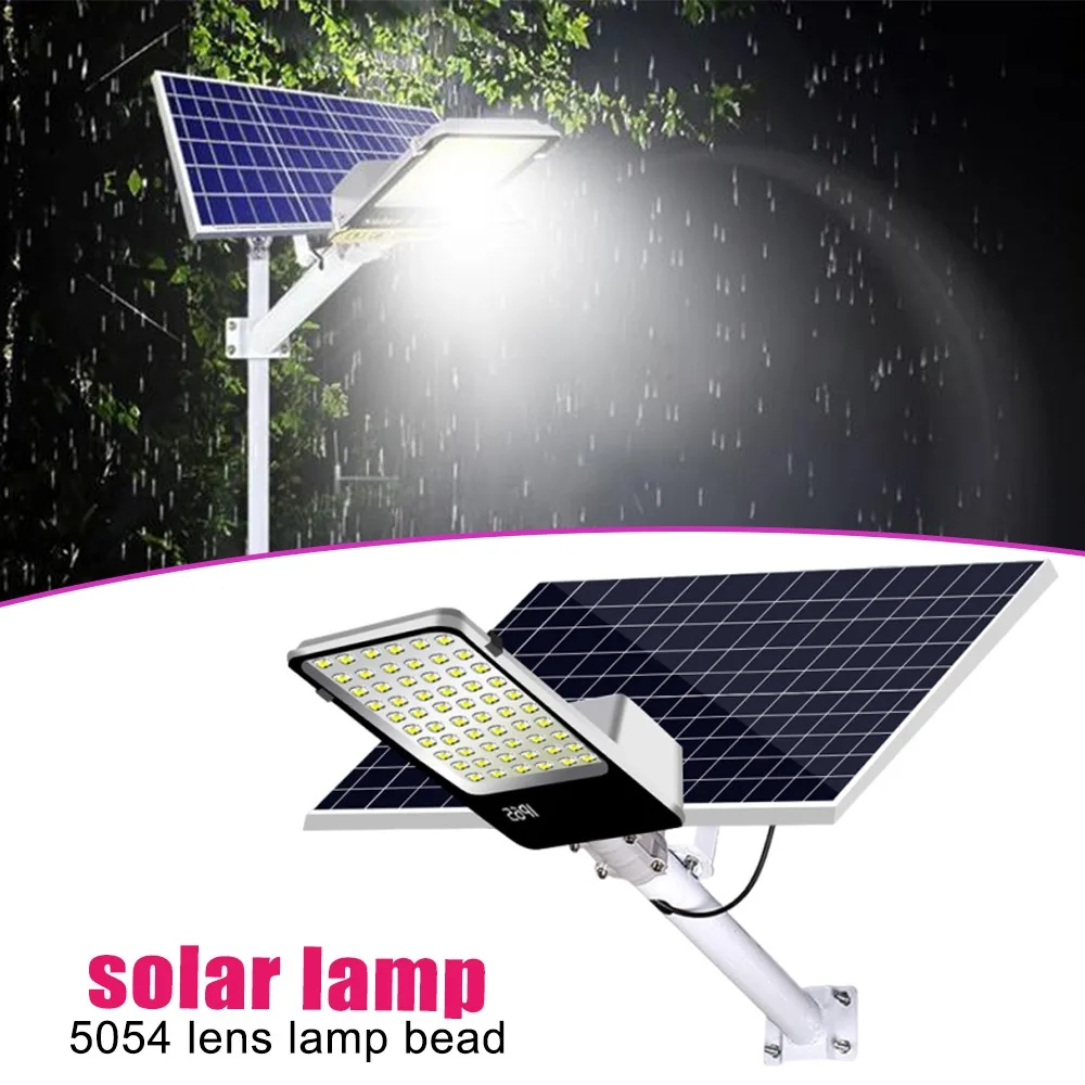 Solar Street Light 5054 Lens Beads High Power Rainproof Lightning Protection Super Bright Outdoor Home Garden Road Lighting