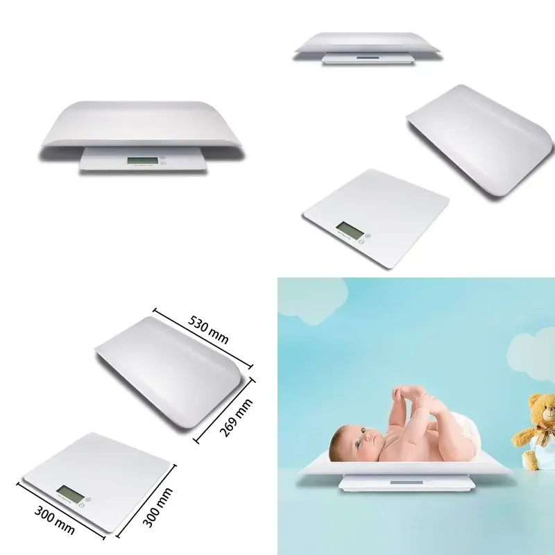for High Precision Digital Baby Scale Electronic Weighing Scale with Removable Platm  Nursery Low Price Factory