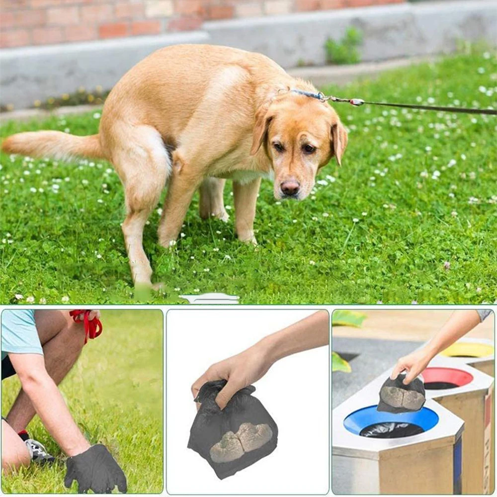 Pet Garbage Bag, Outdoor Cleaning Dog Poop Bag, Continuous Roll Type Multi-Color Poop Bag, Cat Shovel Poop Bag Pet Supplies