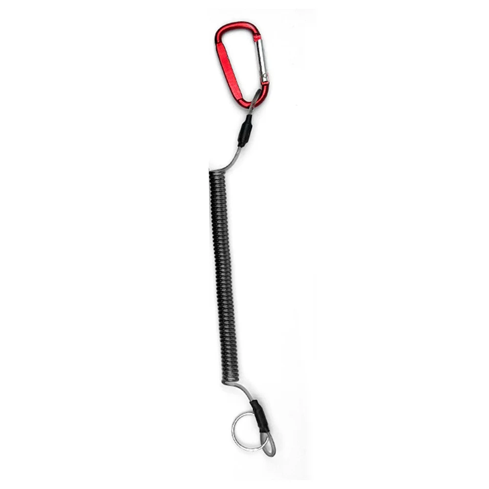 

Functional High Quality Wire Spring Rope Lure Pliers Waist Hanging Flexibility PVC Plastic Shell Reels Connected