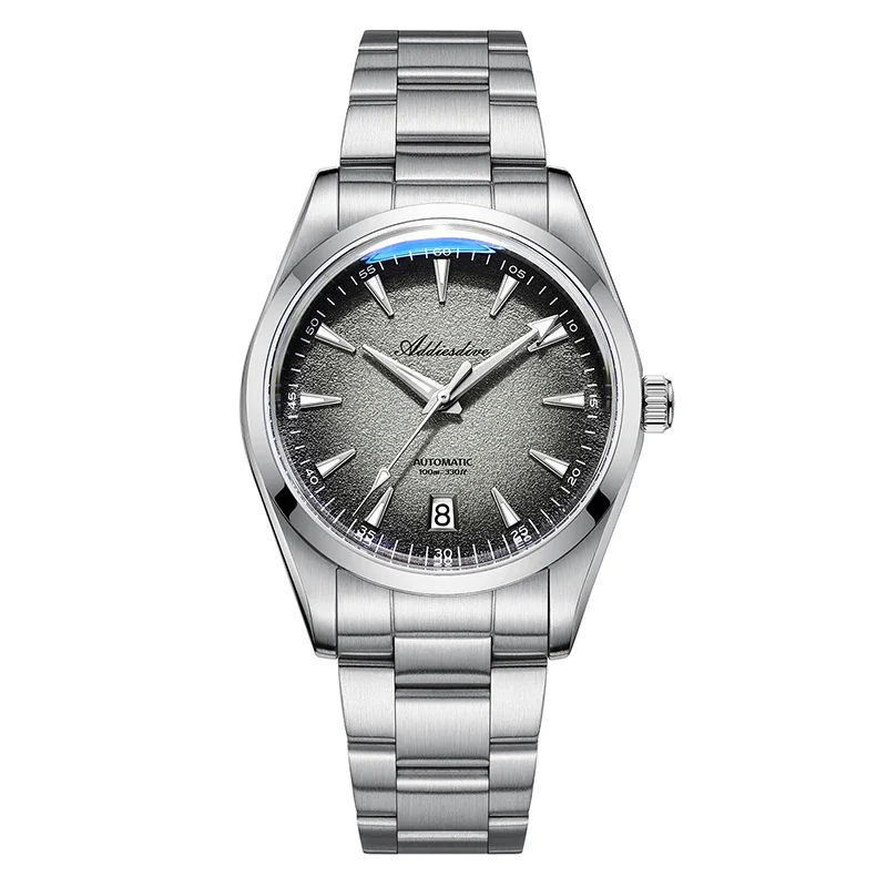 ADDIESDIVE New Men Watch 39mm Automatic 8215 Mechanical Watch Dive 100m Waterproof Domed Glass Luminous 316L Stainless Steel image 3
