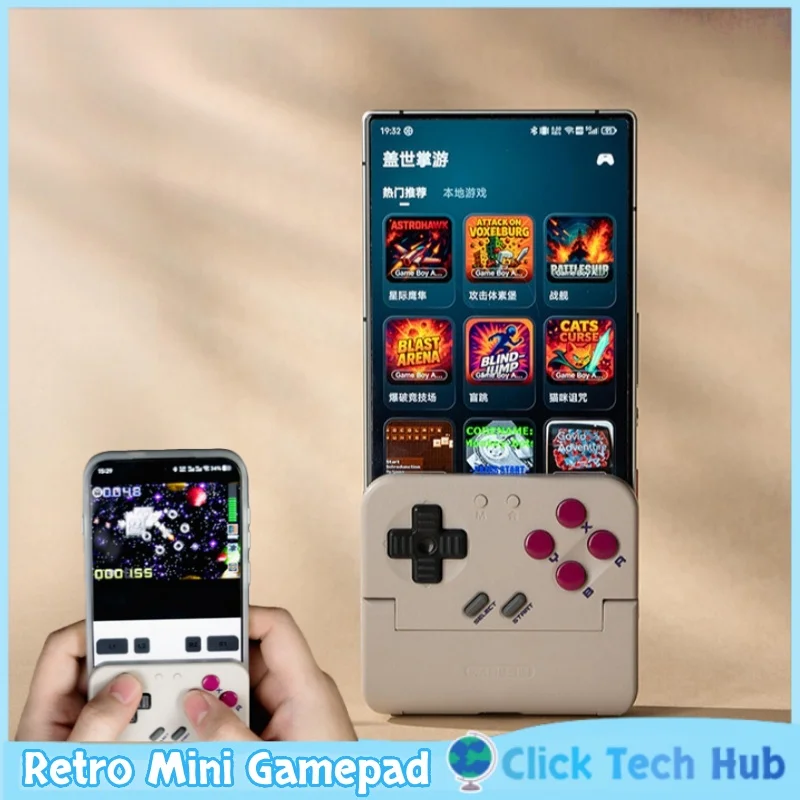

Ретро мини-геймпад, беспроводной игровой контроллер Bluetooth для эмуляторов NES/GBA/Pony Nes для Android Ios, портативная игровая периферия