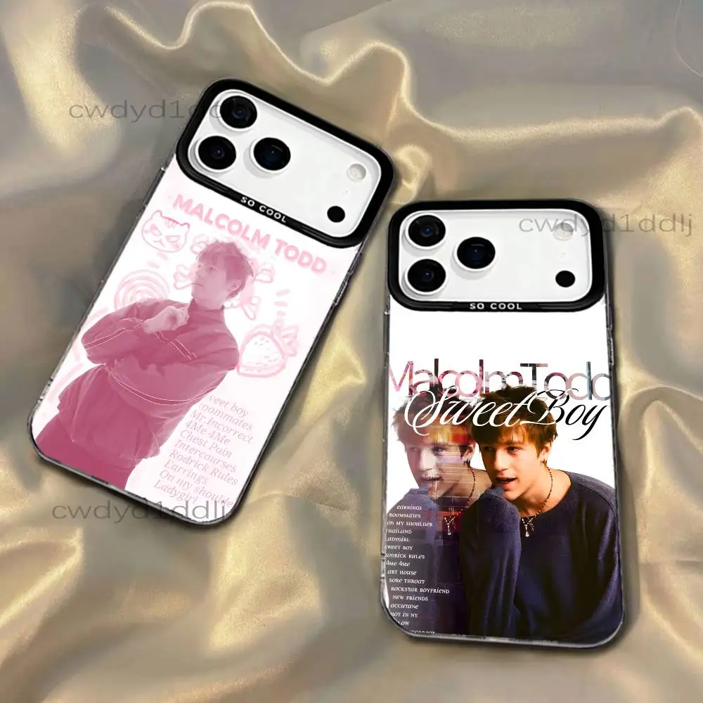 

M-Malcolm Todd Sweet Boy Phone Case For iPhone 17,16,15,14,13,12,X,8,Pro,Max,Plus,SE4,Air,Mini HD Black IMD Matte