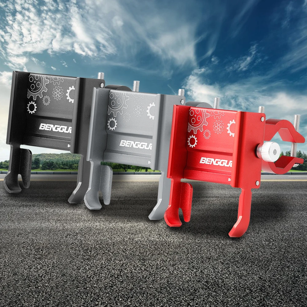 

Handlebar Mobilephone Support Aluminium Alloy Mobile Phone Support 360 Degree Rotation Shockproof Cycling Accessories