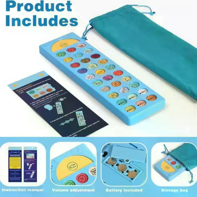 

Устройство AAC для устройства связи с аутизмом для невербальных детей и взрослых Инструменты для связи без веревки