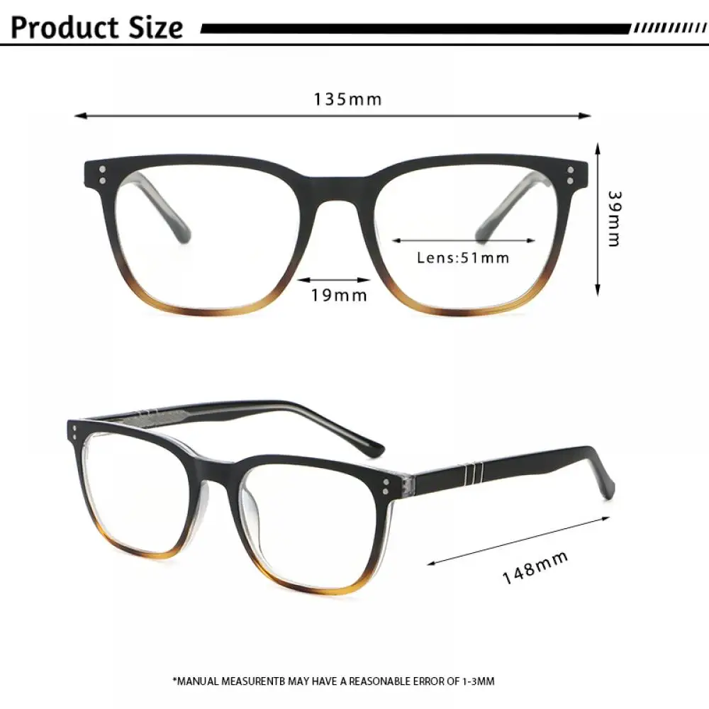CATERSIDE Neue Modische Quadratische Anti-Blaulicht-Brille für Herren, Business- und Büro-Computer-Blaulicht-Schutzbrille für Damen – Detail 5