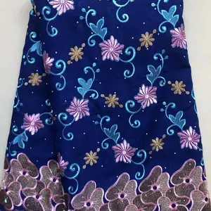 Vải Thụy Sĩ Thụy Sĩ Thụy Sĩ, các mô thu nhập khô của Nigeria với đá, may kết hôn, bông, chất lượng cao, bán buôn, 2023 12 Bán hàng chính Tulle Tulle thêu - №5