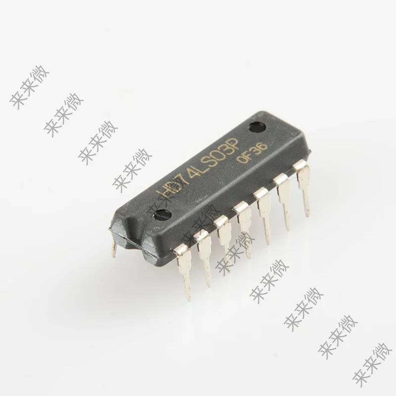 SN74LS03N DIP-14 Quad 2-Input NAND Gate 74LS Open Collector 4.75-5.25V 16mA 32ns TTL Logic IC Electronic Components BOM