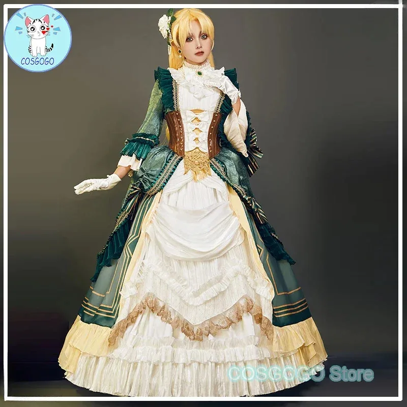 

COSGOGO Game Lord Of The Mysteries Audrey Hall Cosplay Costume Halloween Outfits Women Long Gorgeous Lolita Dressa;2'k,8;c'