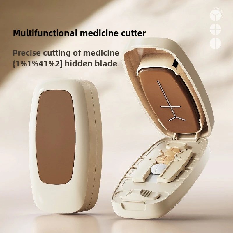 AiQUE Portable Travel Pill Box Cases Organizer 7 Days 21 Grids 3 Times One Day with Large Compartments for Vitamins Medicine