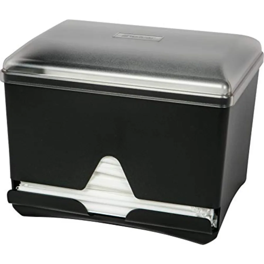 

Junior Bulk Dispenser Holds s for Restaurants Dining Halls and Fast Food Plastic 10.5 x 10.5 x 8.5 Inch Black
