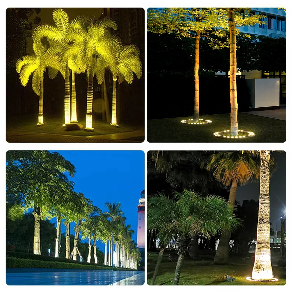 LED Outdoor Tree Spot Light LED Wall Washer Aluminium RGB IP65 Może być używany na zewnątrz pod dużymi drzewami i stożkami cylindrycznymi