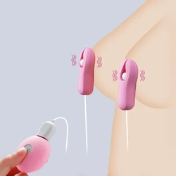 Nipple Vibrator Clamp for Women Breast Massage Nipple Clamp Enhancer Nipple Stimulator Sex Toys Couples Female Adult Supplies