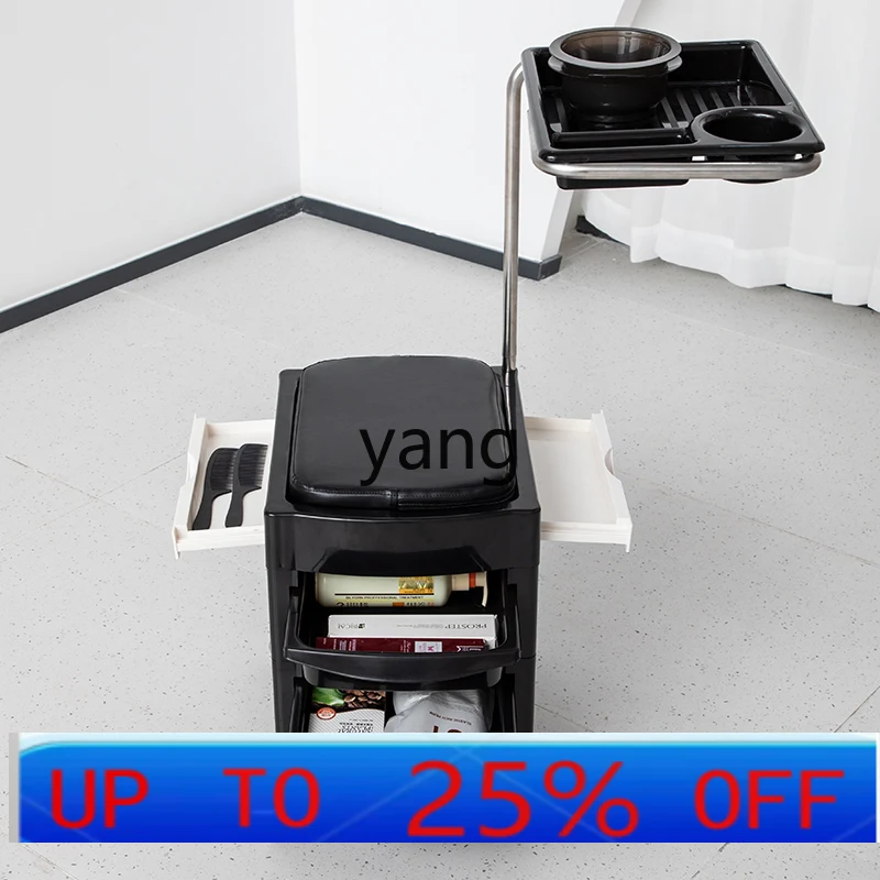 Lhh خزانة أدوات صالون الشعر، عربة أدوات قص الشعر الخاصة المصنوعة من الفولاذ المقاوم للصدأ #1