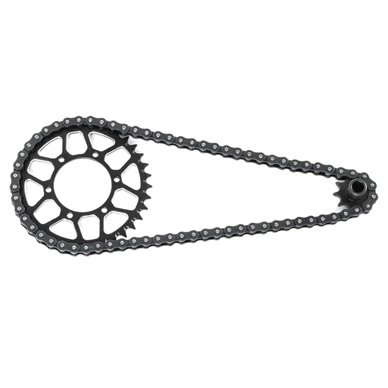 For LOSI 1/4 Promoto-MX Remote-Controlled Motorcycle Front Gear 10T Rear Gear 36T Chain Accessory-Y44A