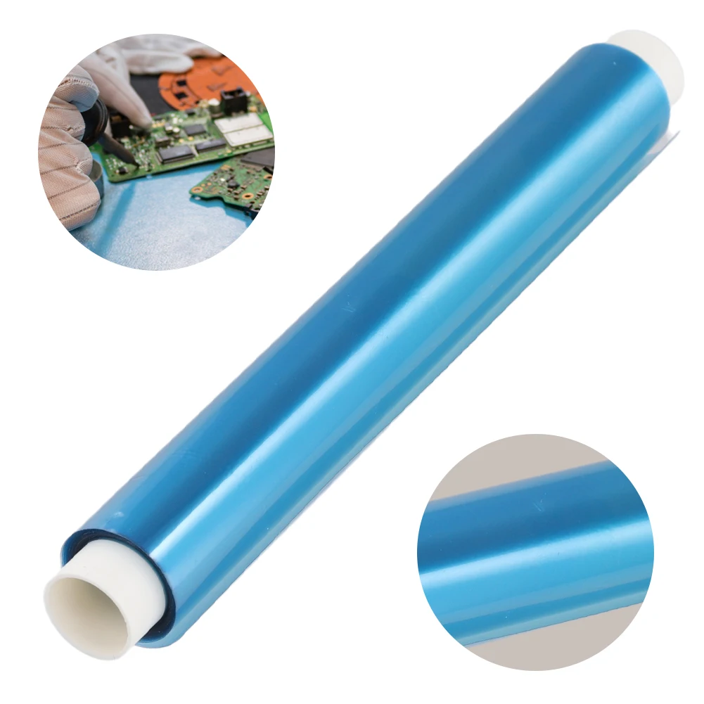 15CMx2M PCB Portable Photosensitive Dry Film PCB Photosensitive Dry Film For Plating Hole Covering Etching