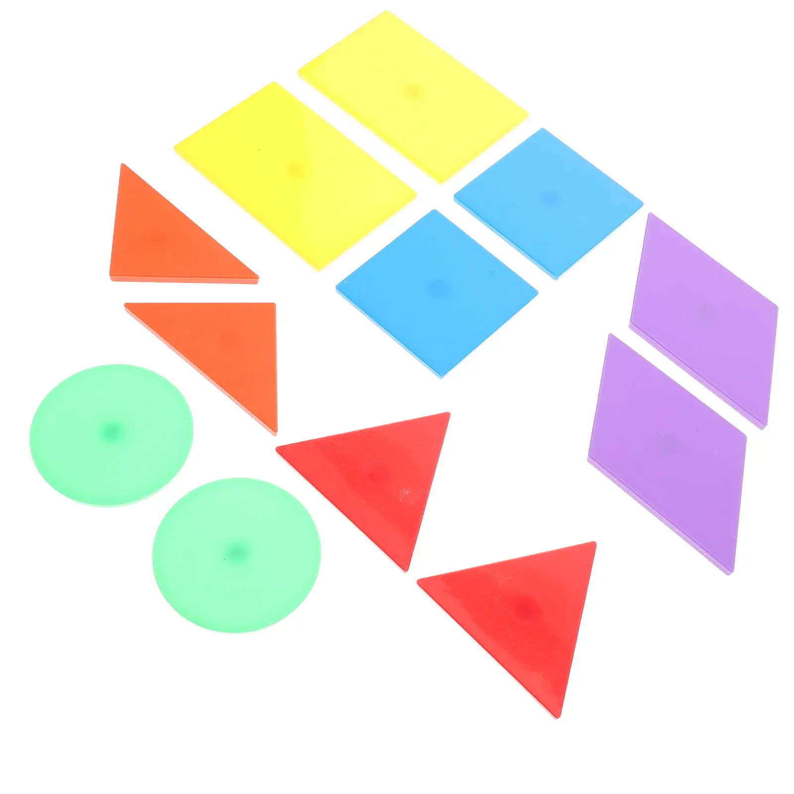 

12 pcs Magnetic Geometric Shapes Teaching Plate Preschool Learning Toddler Shapes Sorting