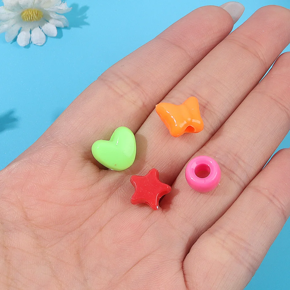 50/100/200pcs of Various Acrylic Beads, Used for DIY Accessories, Christmas, Halloween, Thanksgiving Decoration Accessories