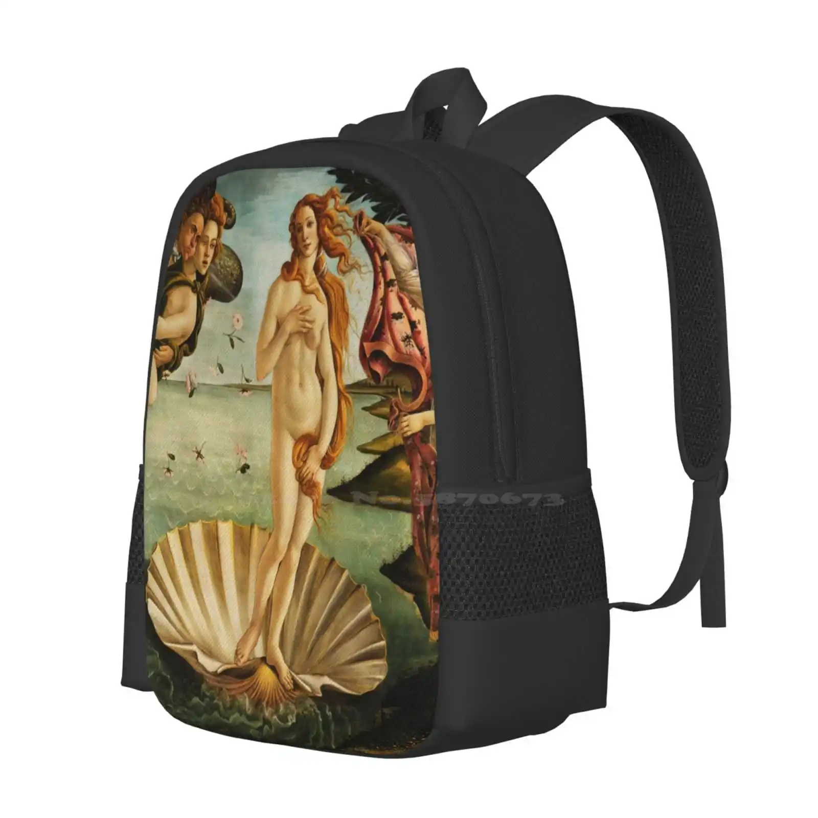 Sac à Dos de la Naissance de Vénus par Botticelli, pour Homme, Femme et Fille Adolescente