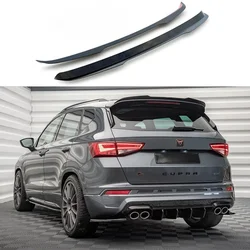 MAXTON Style Spoiler Cap for Seat Cupra Ateca 2018 - 2024 Car Rear Trunk Roof Lip Spoiler Wing Rear Tail Wing Bodykit Tuning