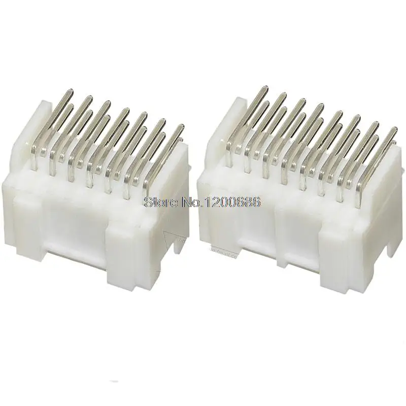 

Right Angle SPH2.0 JST 2.0mm Pitch SPH Headers Male Pins Connector Header Hole PAD Series 2.0mm Pitch