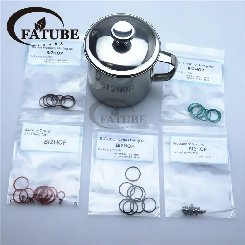 FATUBE Fluorine Rubber Silicone Seal Ring for BI2 MTL 1Pack Gaskets Screw O-ring for Home Improvement Fastening Element