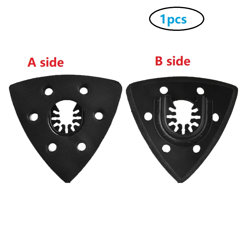 90mm Flush Triangular Sanding Pad Oscillating Saw Blade For Fein Woodworking Multi-Tool Triangle Sand Base Tools Accessories