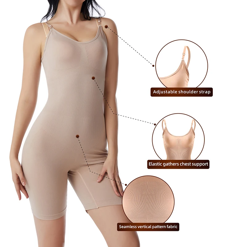 Body moldeador de cuerpo completo para mujer, ropa moldeadora de barriga, envoltura adelgazante, elevador de glúteos, realce de muslos, corsé moldeador de Abdomen