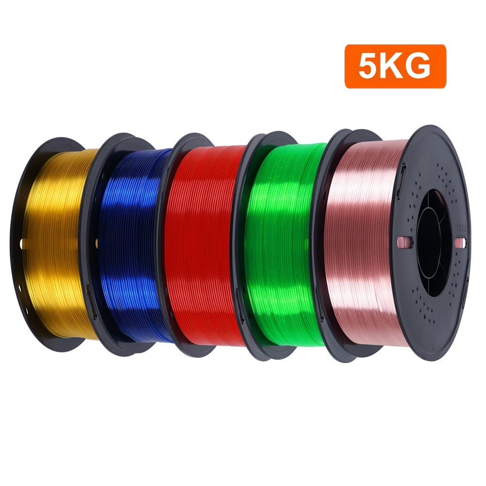 KINGROON PETG – filament do drukarek 3D, średnica 1,75 mm, 5 kg, 10 kg, mieszanka kolorów, materiał do druku 3D, 1 kg na rolce, plastik PETG do drukarek 3D FDM. — zdjęcie produktu 20
