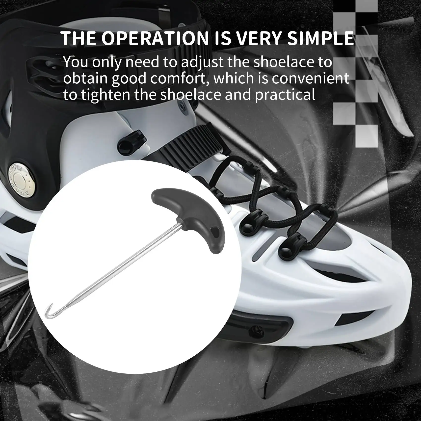 

2Pcs Stainless Steel Hockey Skate Tightener Skate Key Tool Shoe Lace Puller Ice Roller Skate Tool For Ice-Skates-B60B