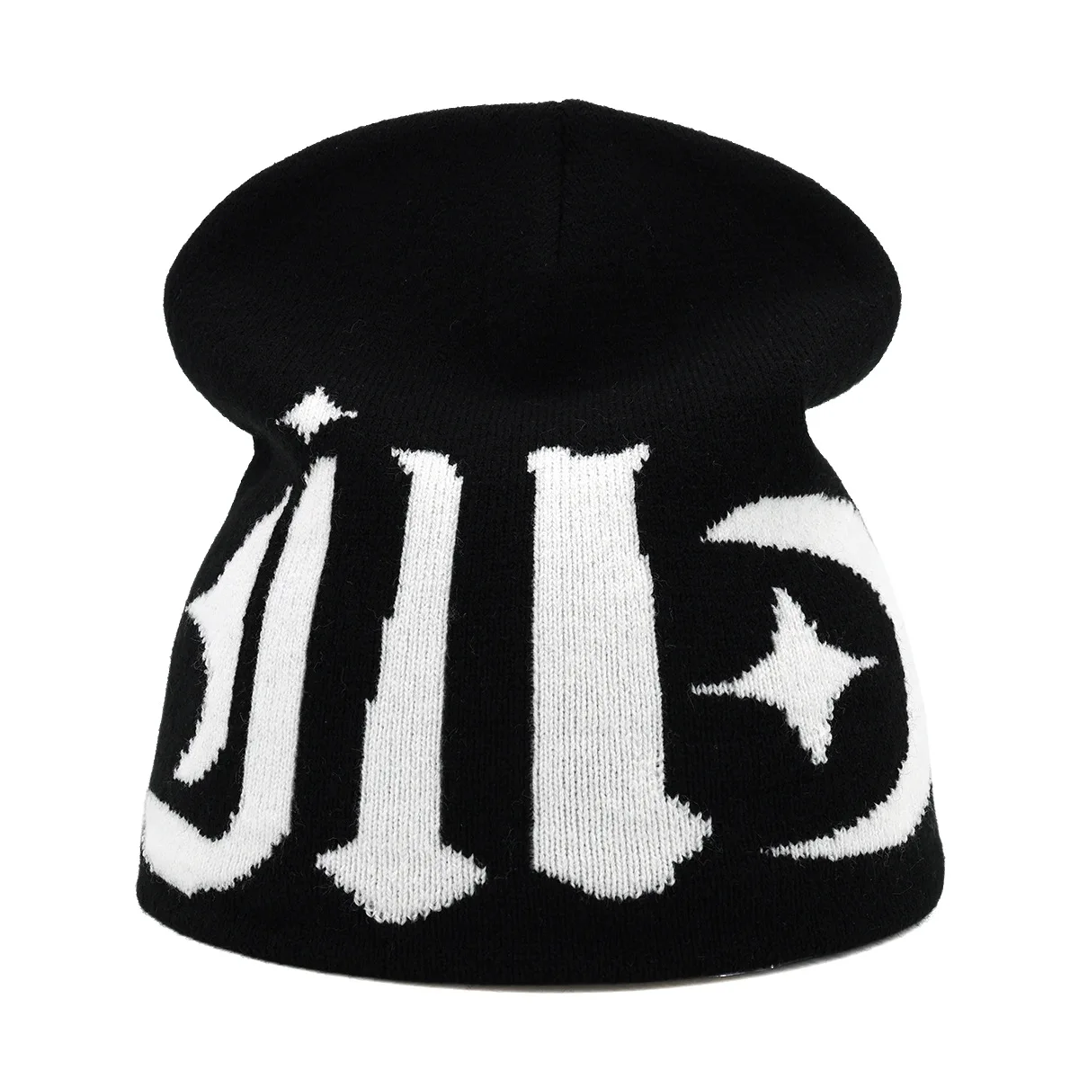 2025 New Autumn Winter Keep Warm Skiing Cap Letter Pattern Beanies for Women Men Hip Hop Y2K Skullies Knitted Hat Ear Protection