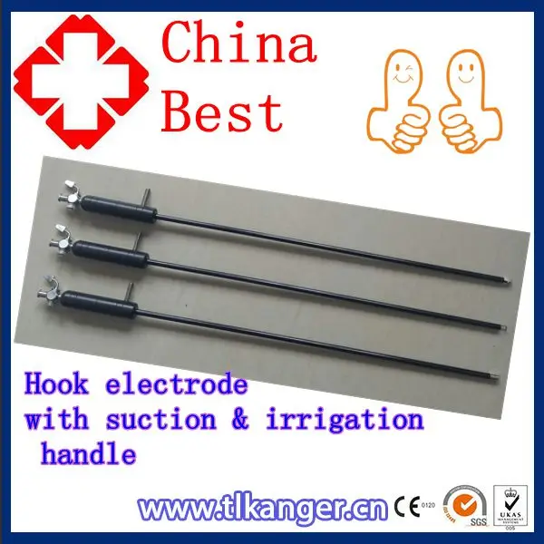 Monopolar Electrode 5mm L Hook Suction&irrigation Type For Laparoscopy