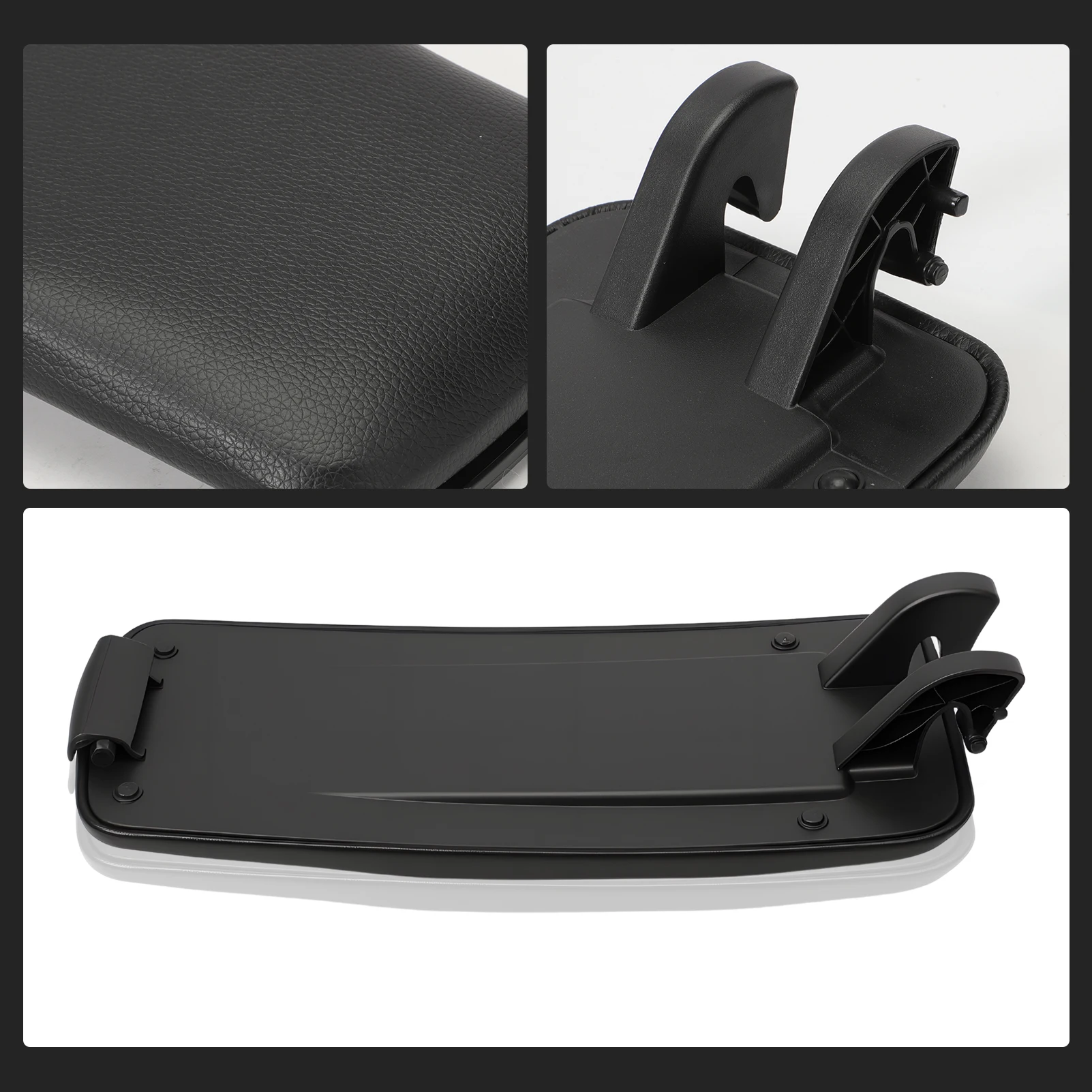 

Черный кожаный чехол на центральную консоль, подлокотник 8X0864245BFH4, совместимый с Audi A1 8X1 2012-2018, чехол на центральный подлокотник